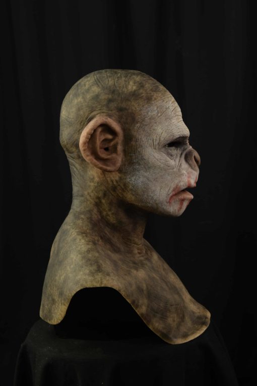 Ape Man War Paint Silicone Mask - Image 3